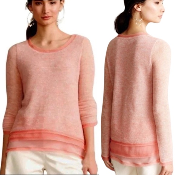 Anthropologie Sweaters - Anthropologie Knitted & Knotted Irina Alpaca Layered Sweater